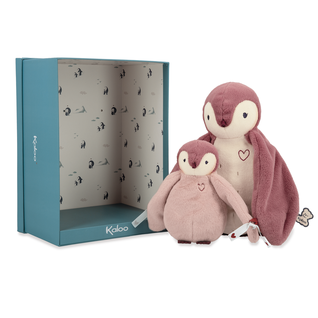 PELUCHES CÂLINES - PINGOUIN ROSE KALOO