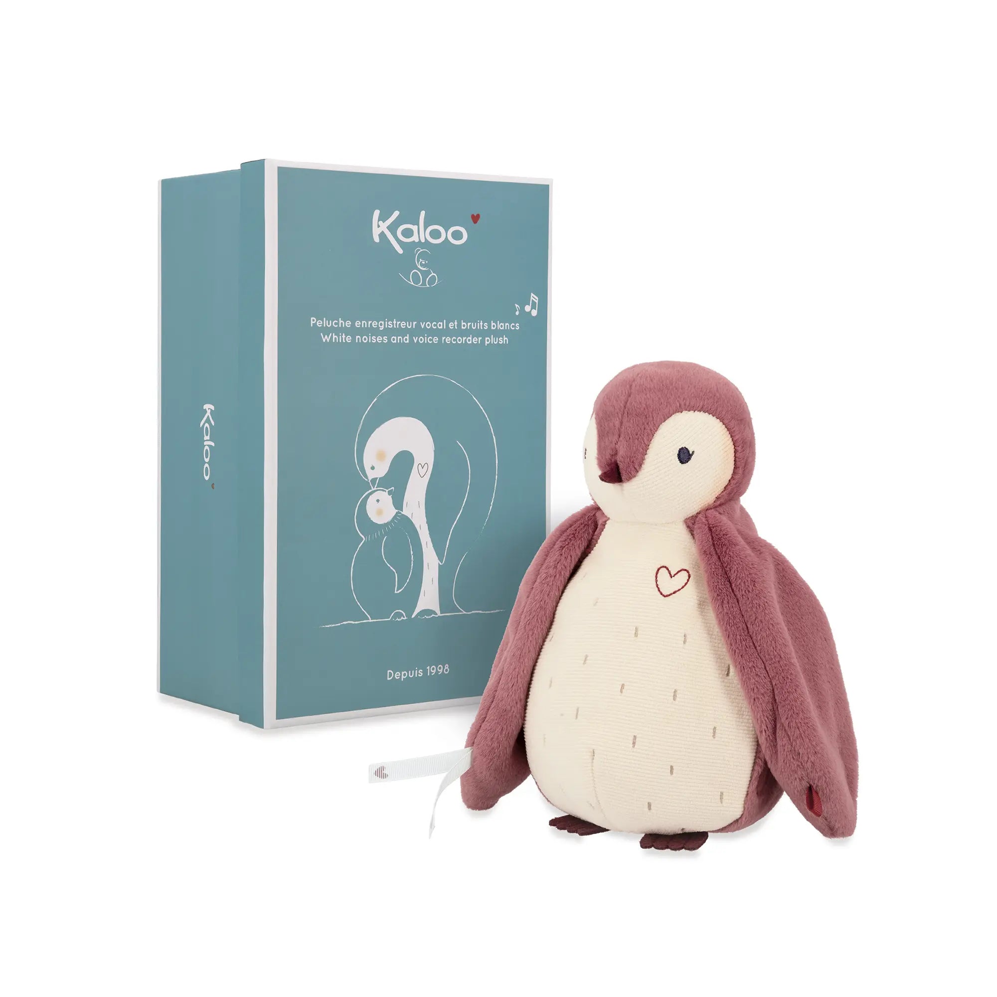 PELUCHE BRUITS BLANCS & ENREGISTREUR VOCAL - ROSE KALOO
