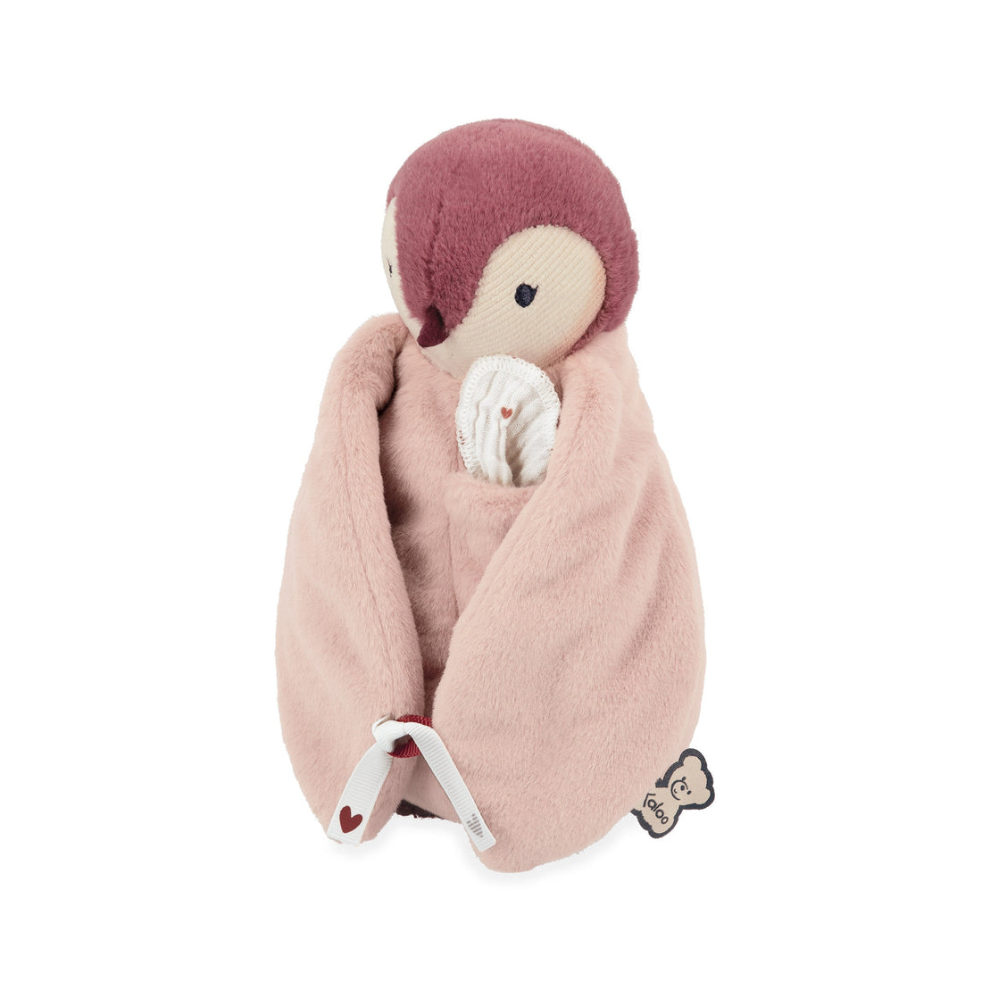 PELUCHE BISOU PINGOUIN - ROSE KALOO