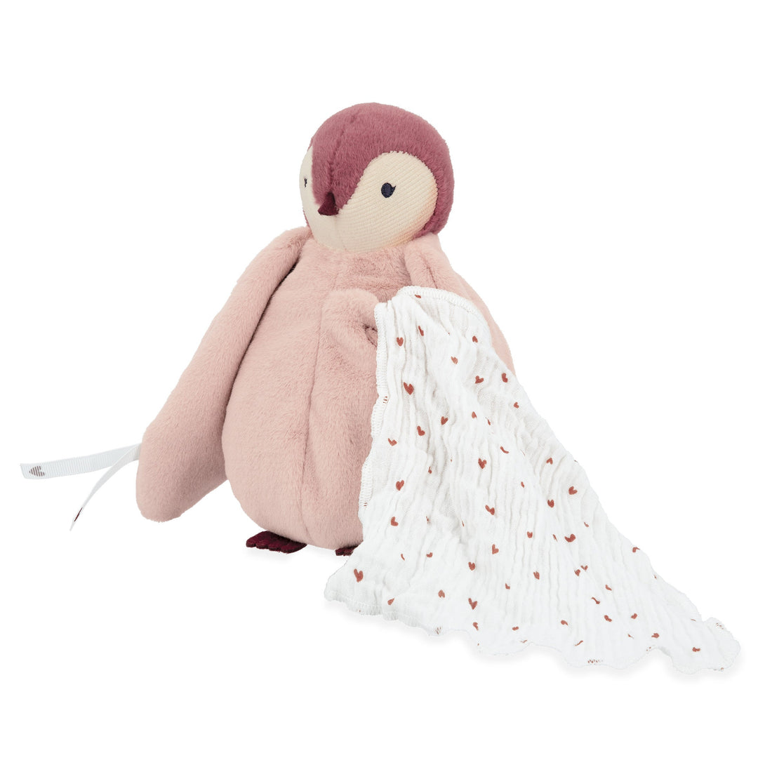 PELUCHE BISOU PINGOUIN - ROSE KALOO
