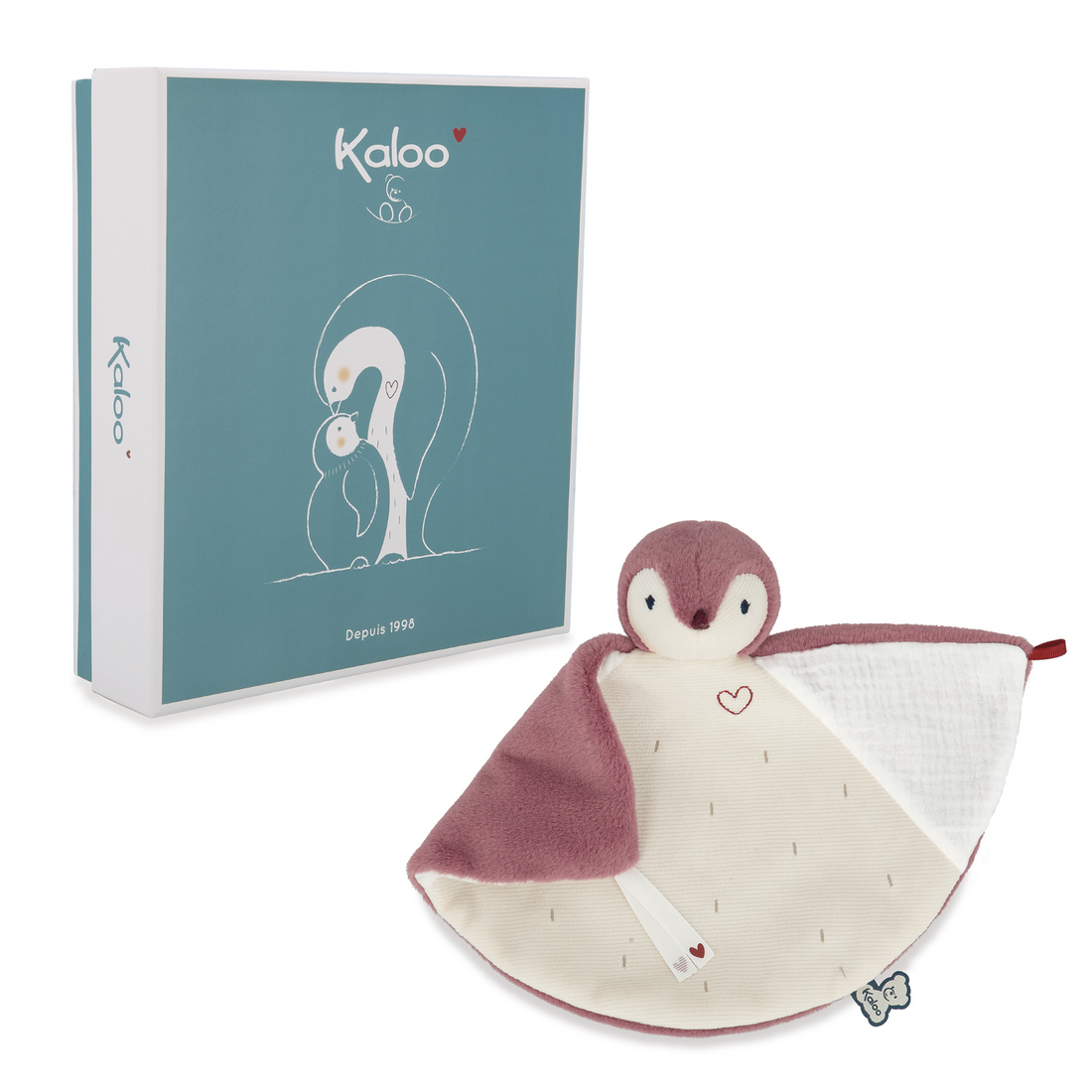 DOUDOU PINGOUIN - ROSE KALOO