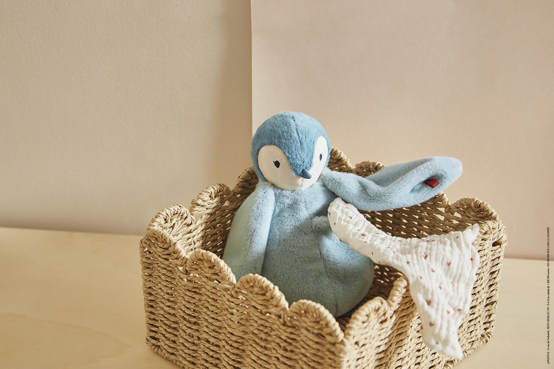 PELUCHE BISOU PINGOUIN - VERT KALOO