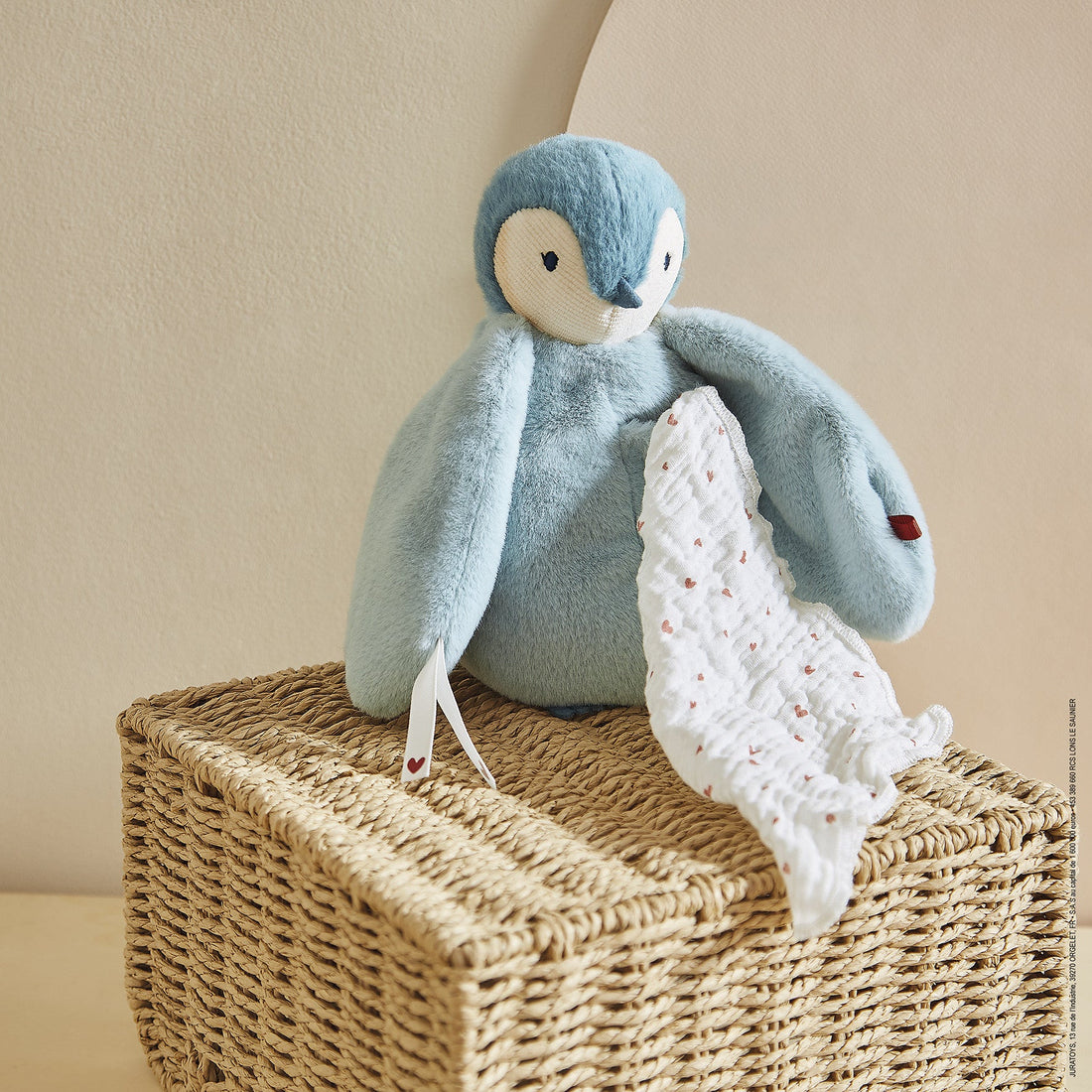 PELUCHE BISOU PINGOUIN - VERT KALOO