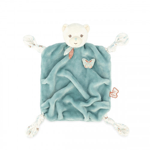 PLUME - DOUDOU OURS VERT - 26 CM KALOO