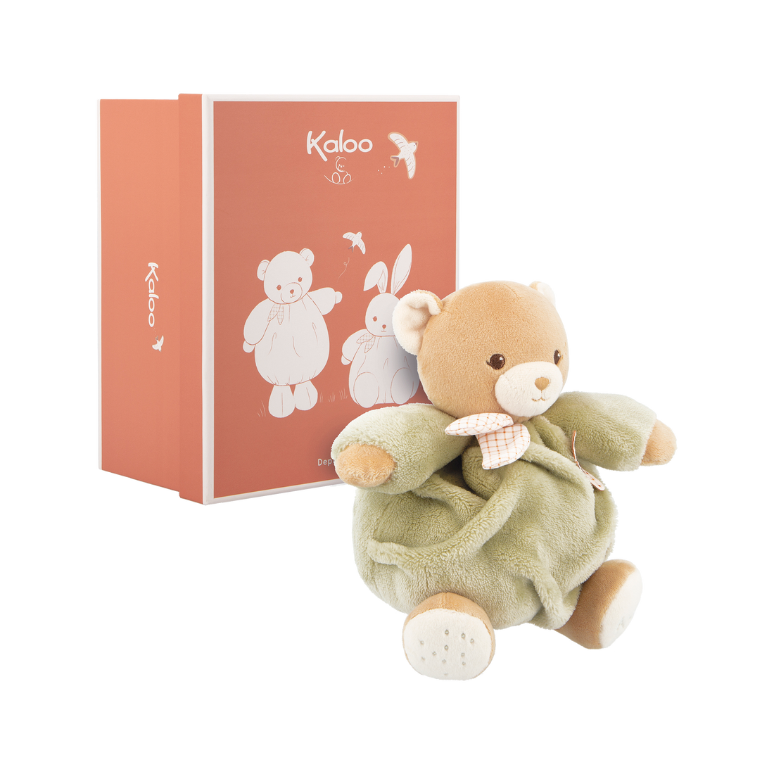 INTEMPOREL: OURSON - VERT- 17cm KALOO