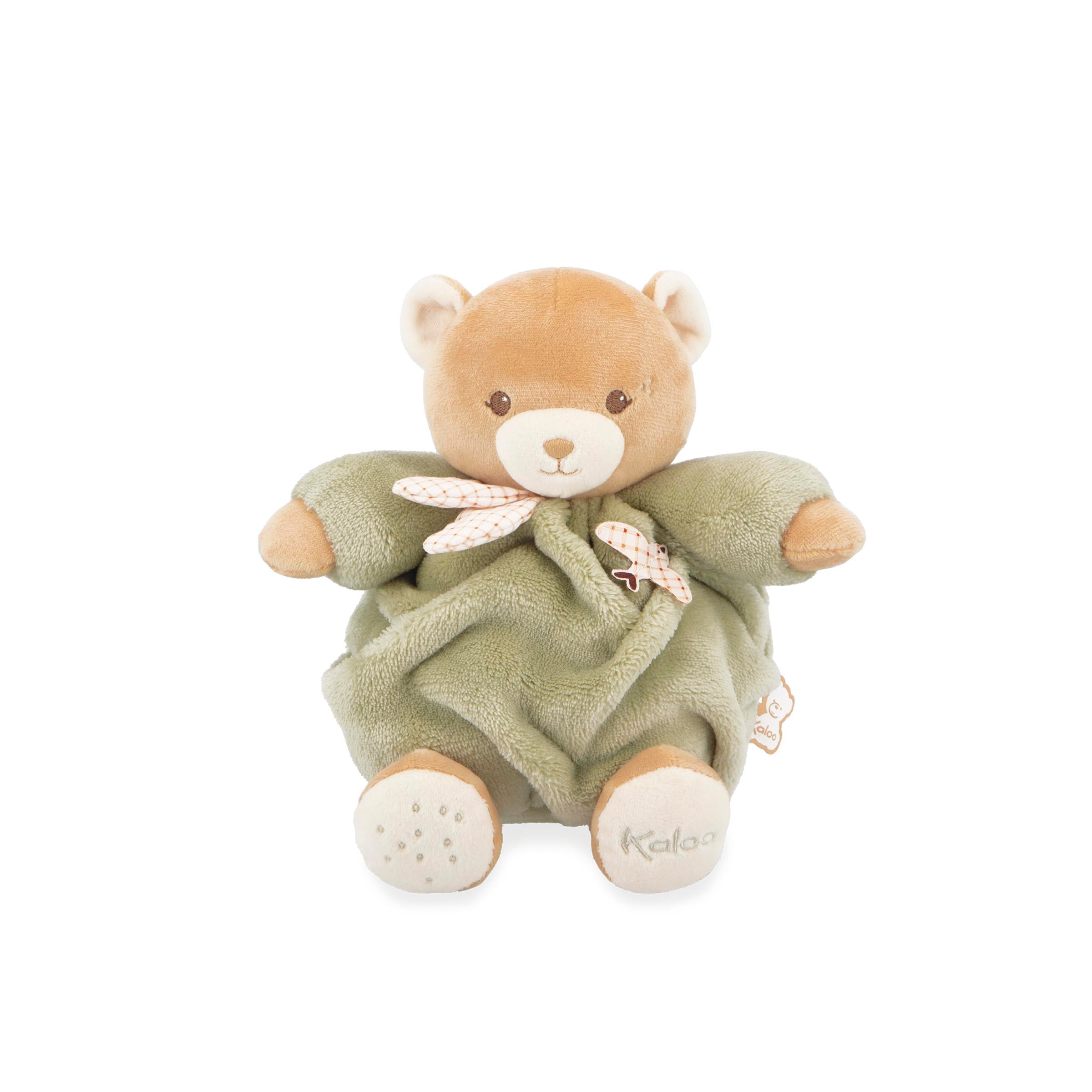 INTEMPOREL: OURSON - VERT- 17cm KALOO