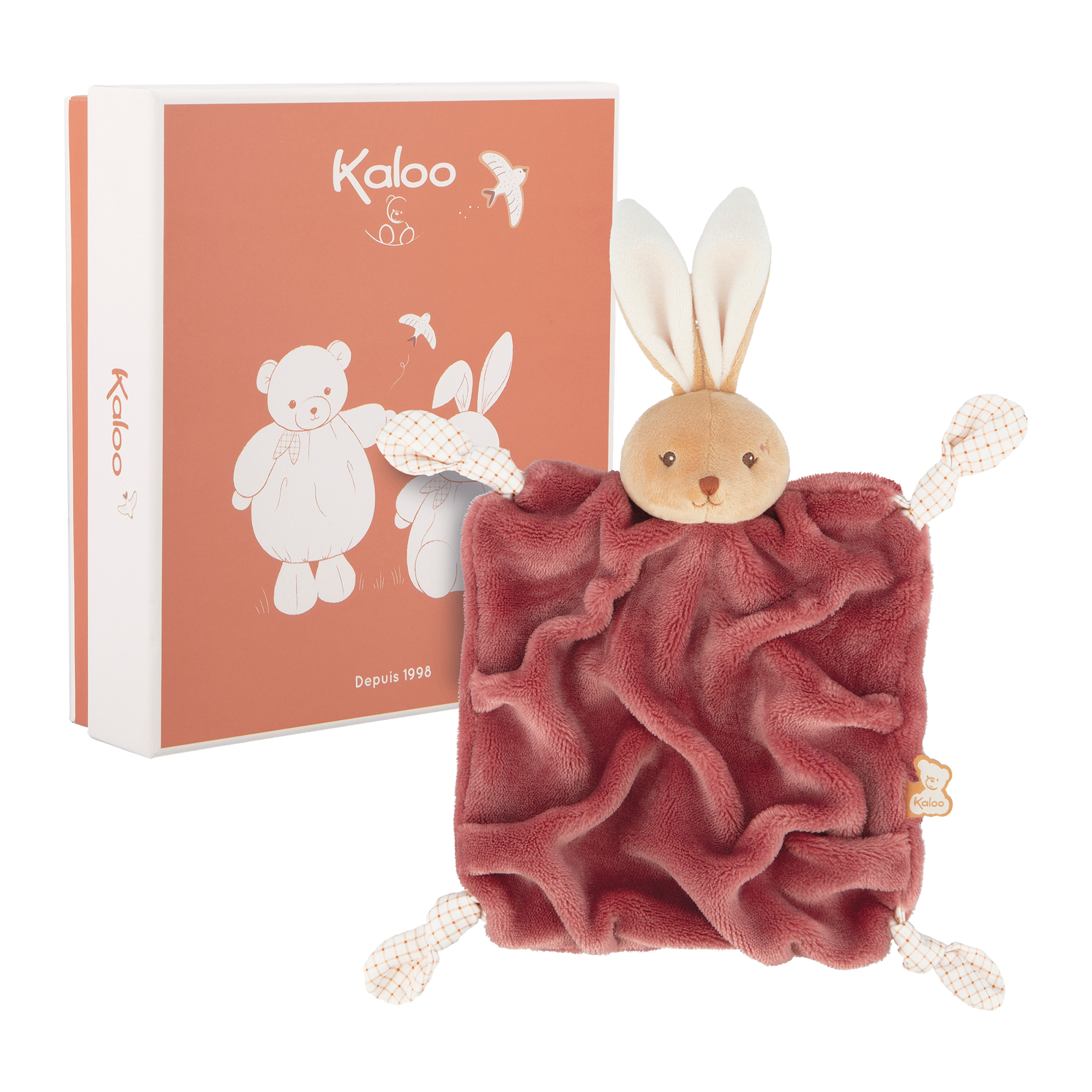 INTEMPOREL: DOUDOU LAPIN - ROSE FONCÉ KALOO