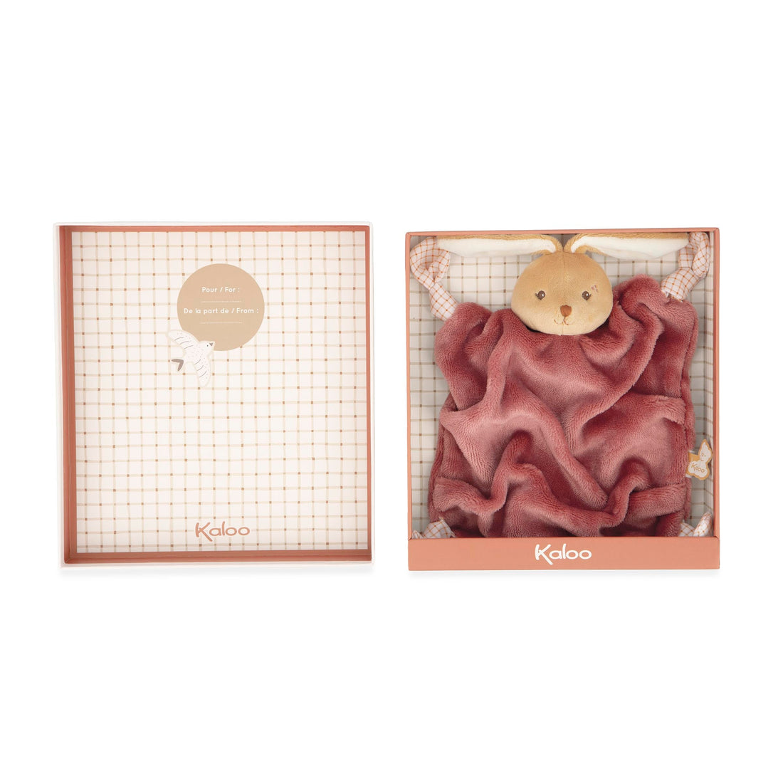 INTEMPOREL: DOUDOU LAPIN - ROSE FONCÉ KALOO