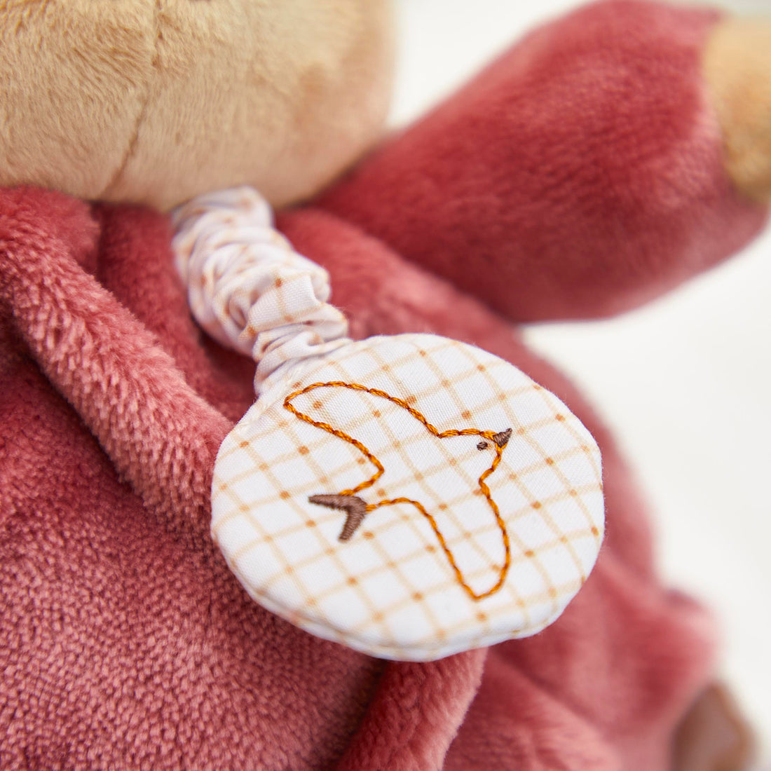 INTEMPOREL: SOLEIL LAPIN MUSICAL - ROSE FONCÉ - 17cm KALOO