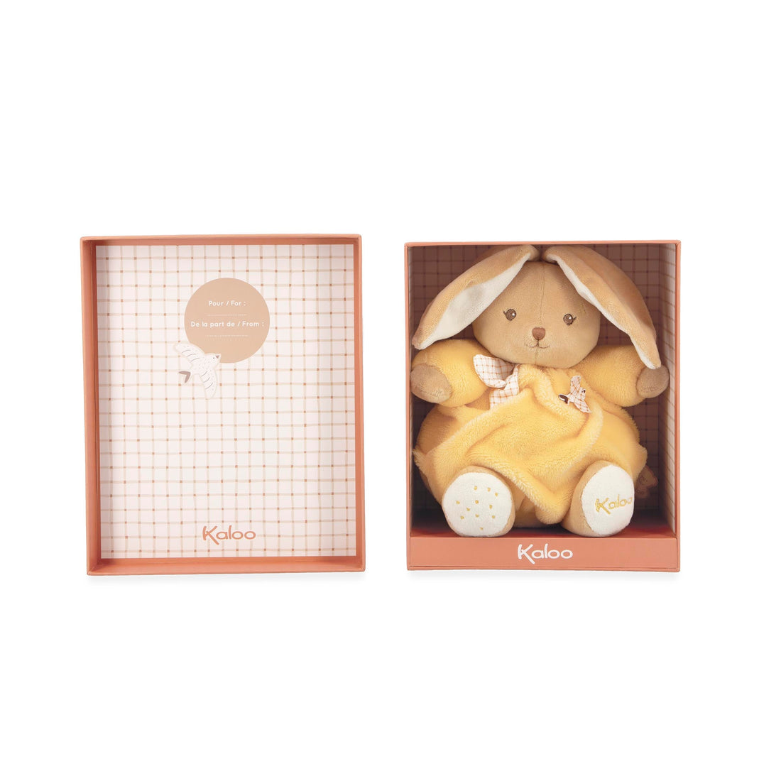 INTEMPOREL: LAPIN - JAUNE - 17cm KALOO
