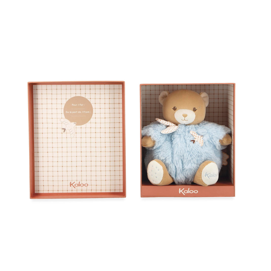 INTEMPOREL: OURS - BLEU - 17cm KALOO