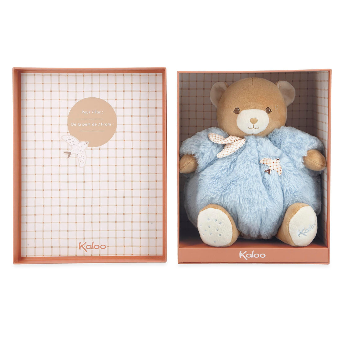 INTEMPOREL: OURS - BLEU - 25cm KALOO