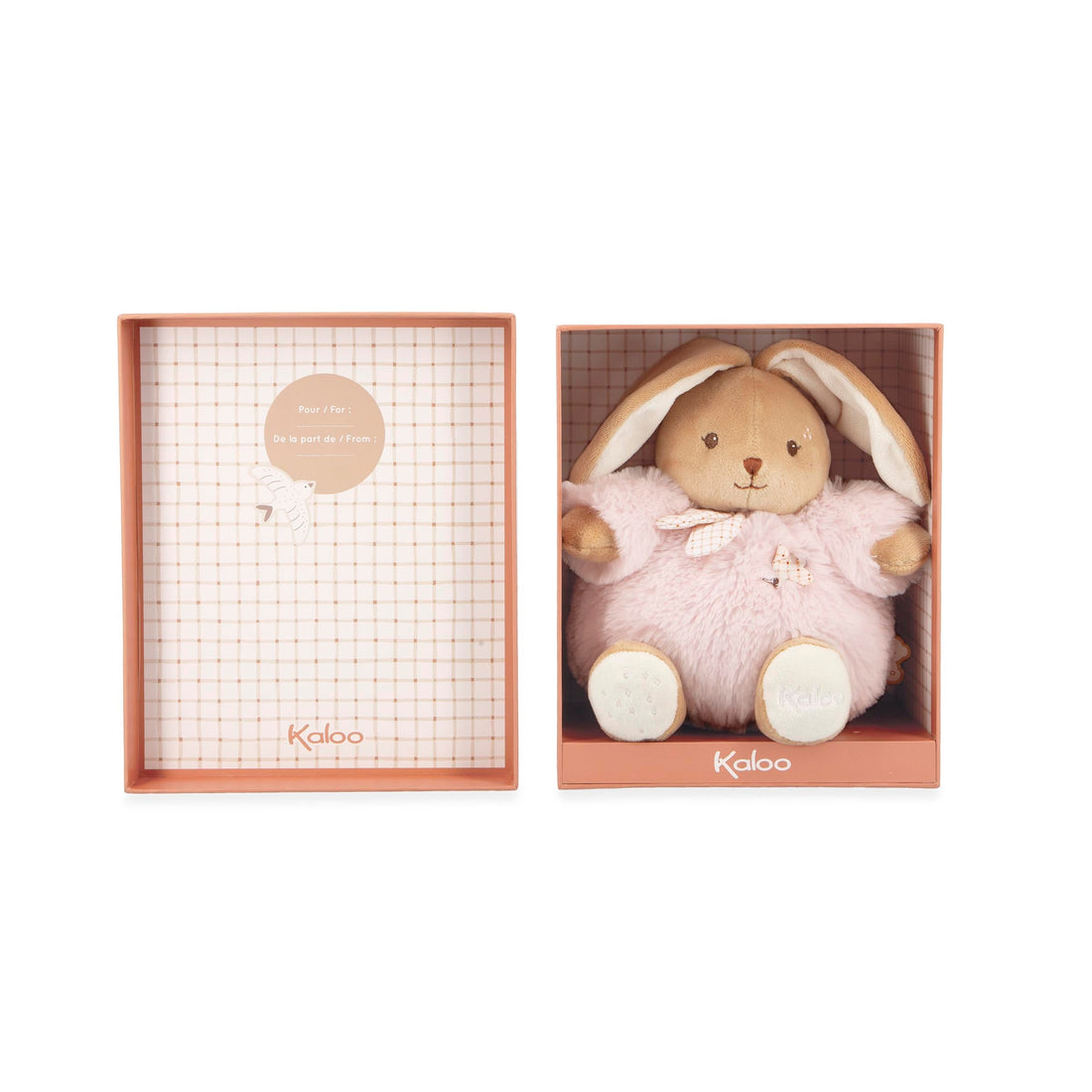 INTEMPOREL: LAPIN - ROSE - 17cm KALOO