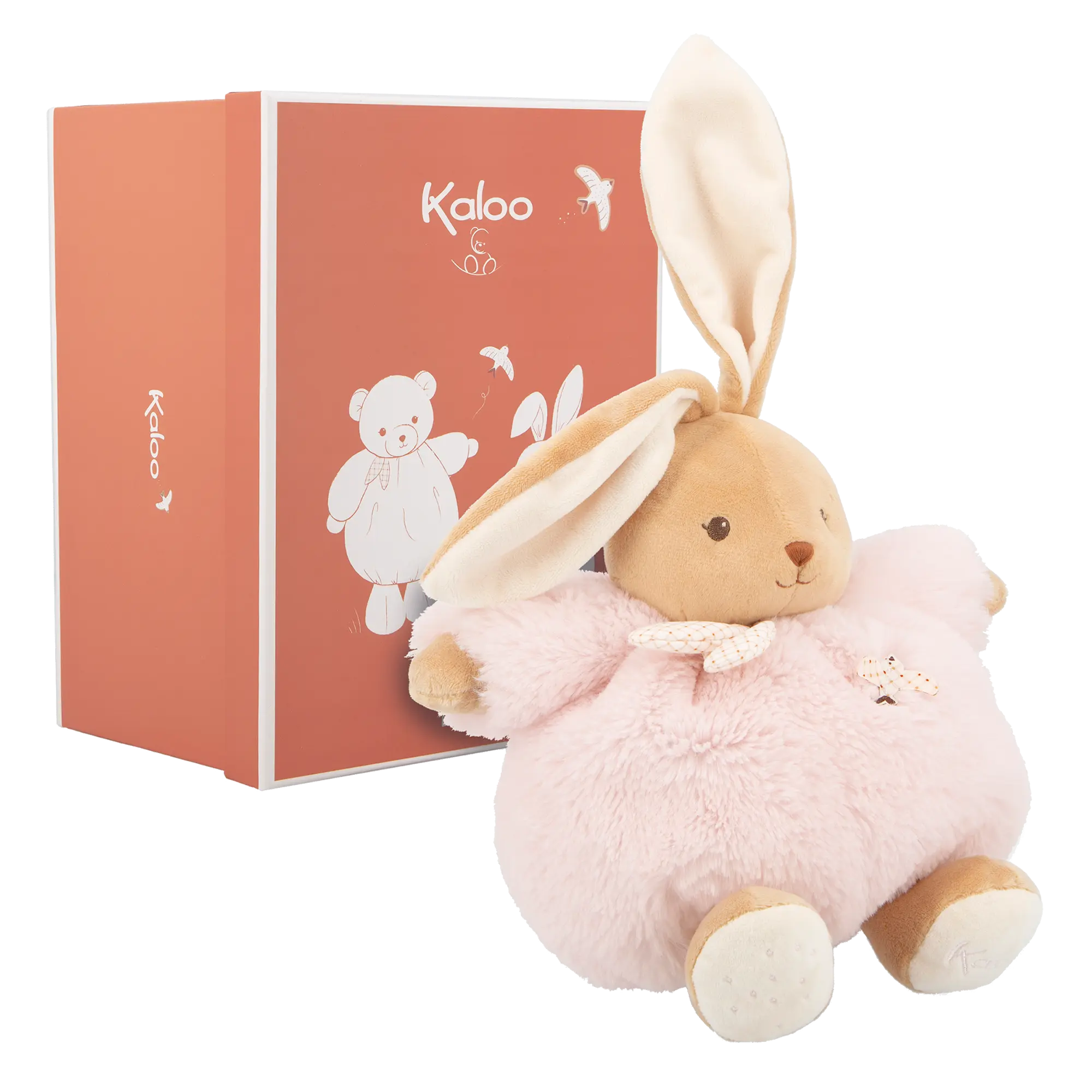 INTEMPOREL: CHUBBY LAPIN - ROSE - 25cm KALOO