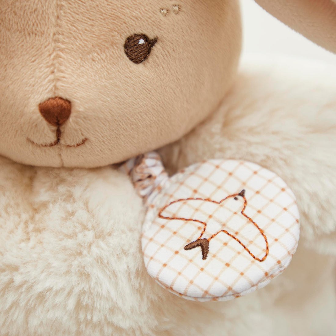 INTEMPOREL: LAPIN MUSICAL - CRÈME - 17cm KALOO