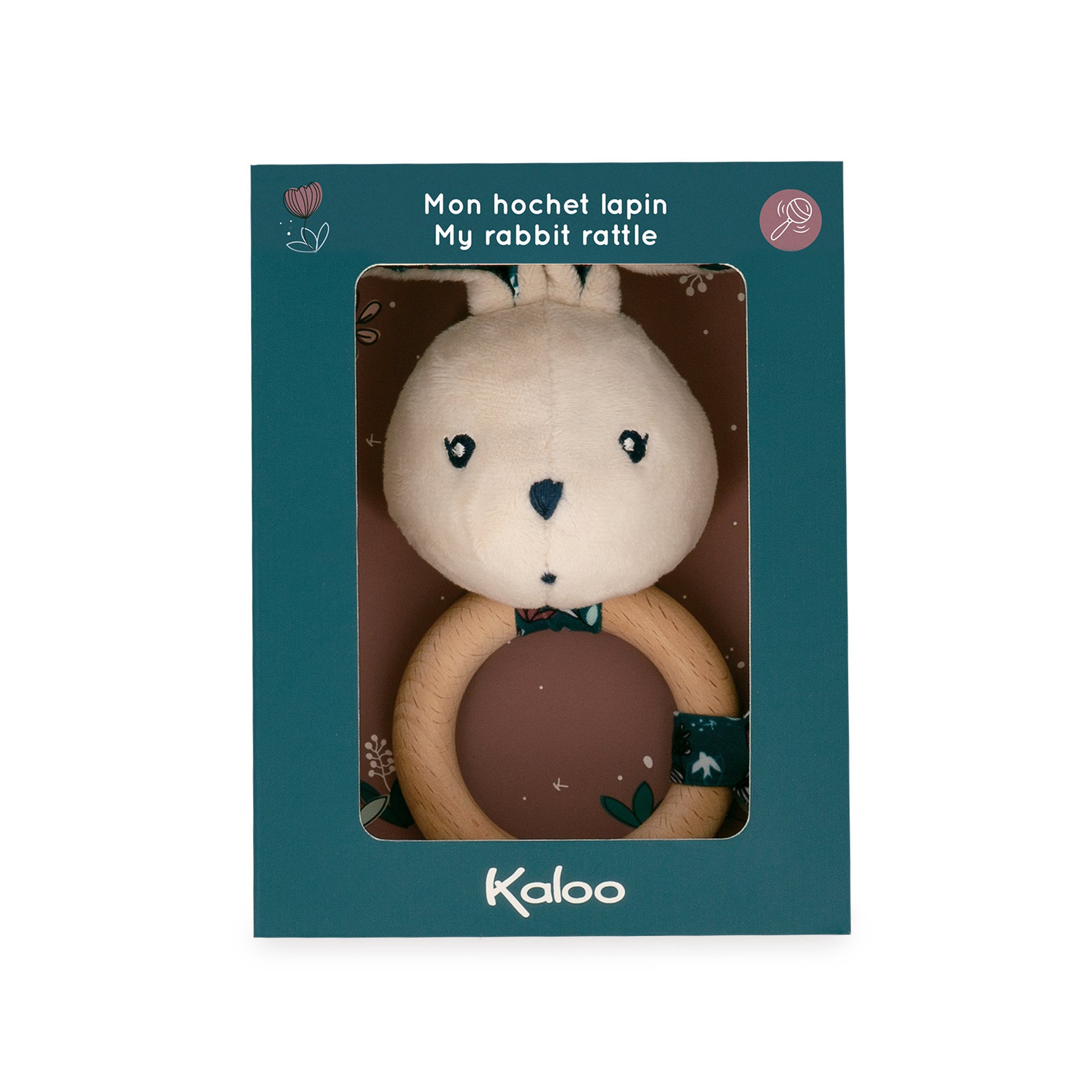 ANNEAU DE DENTITION : LAPIN/NATURE KALOO