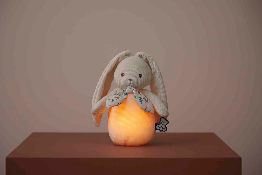 LAPINOO: PELUCHE VEILLEUSE NOMADE - CRÈME KALOO