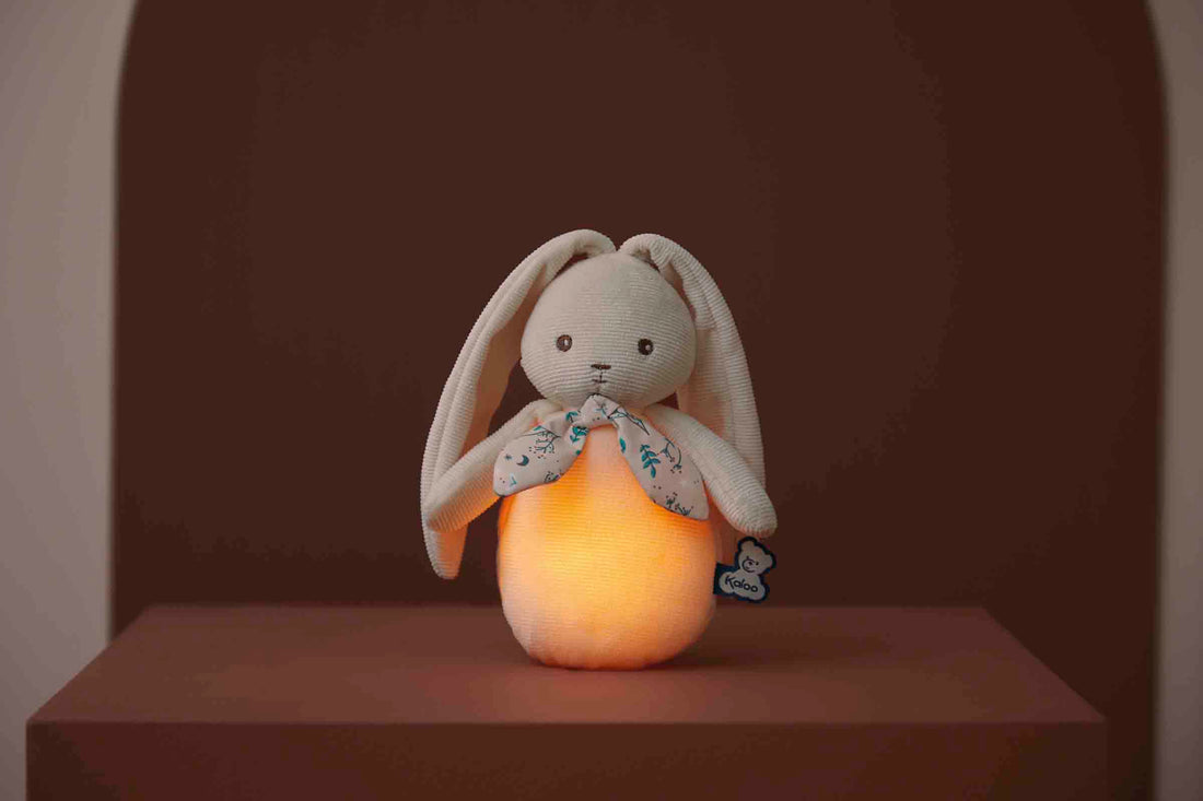 LAPINOO: PELUCHE VEILLEUSE NOMADE - CRÈME KALOO