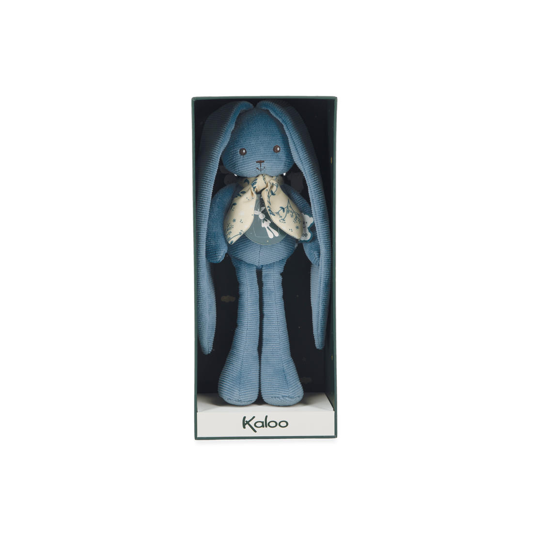 POUPÉE LAPIN HORIZON BLEU - 25 CM
