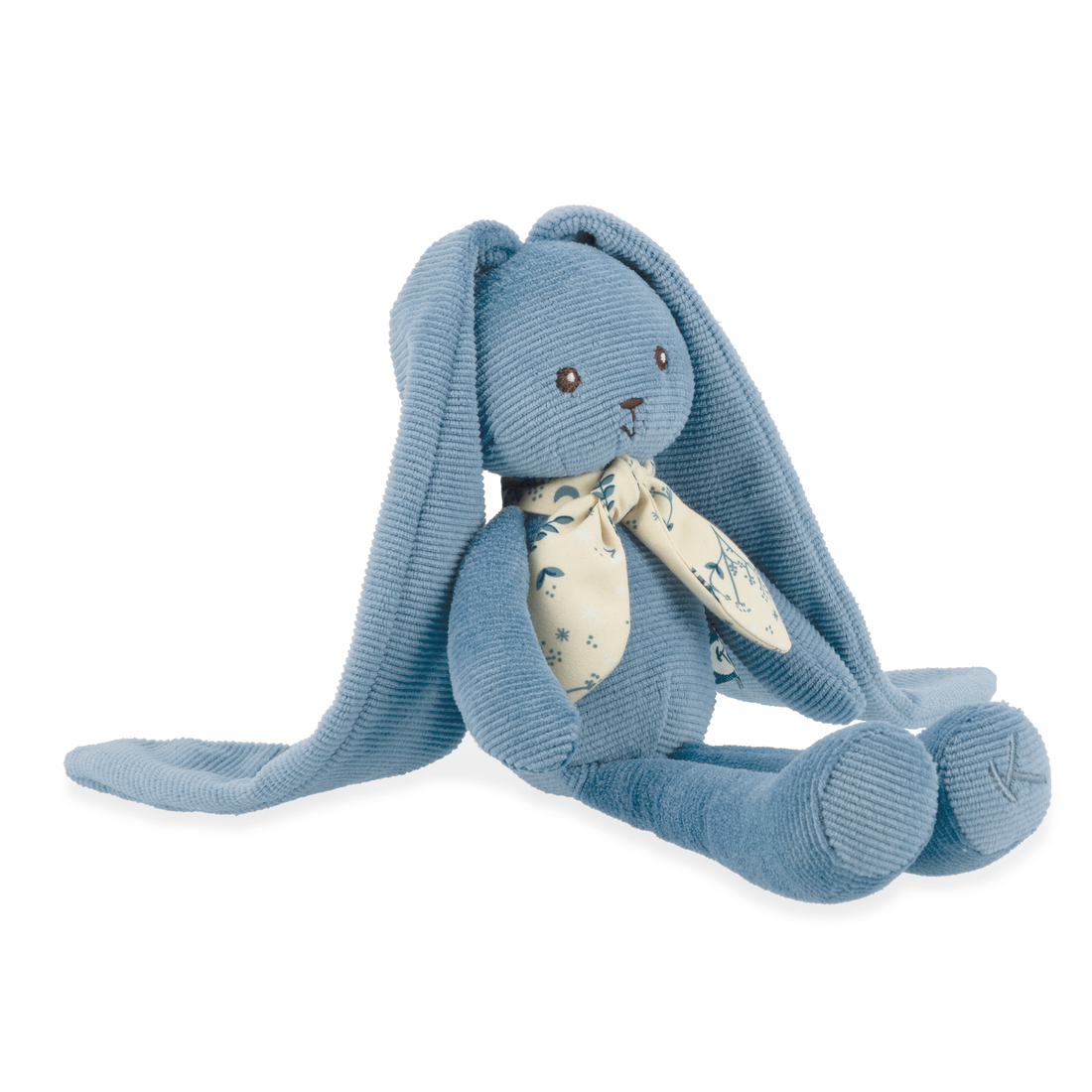 POUPÉE LAPIN HORIZON BLEU - 25 CM