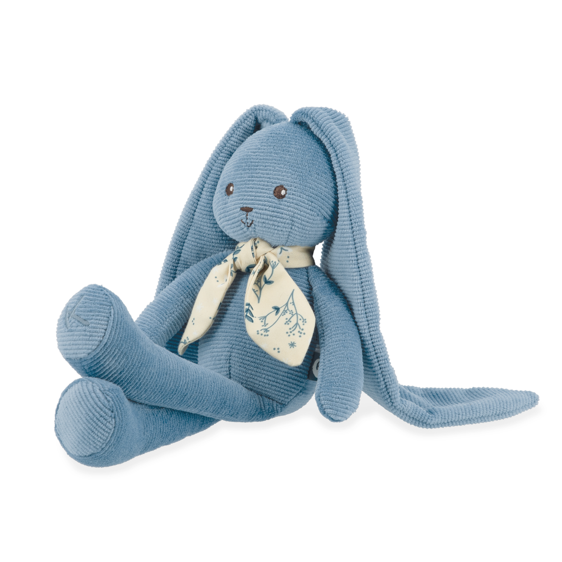 POUPÉE LAPIN HORIZON BLEU - 25 CM