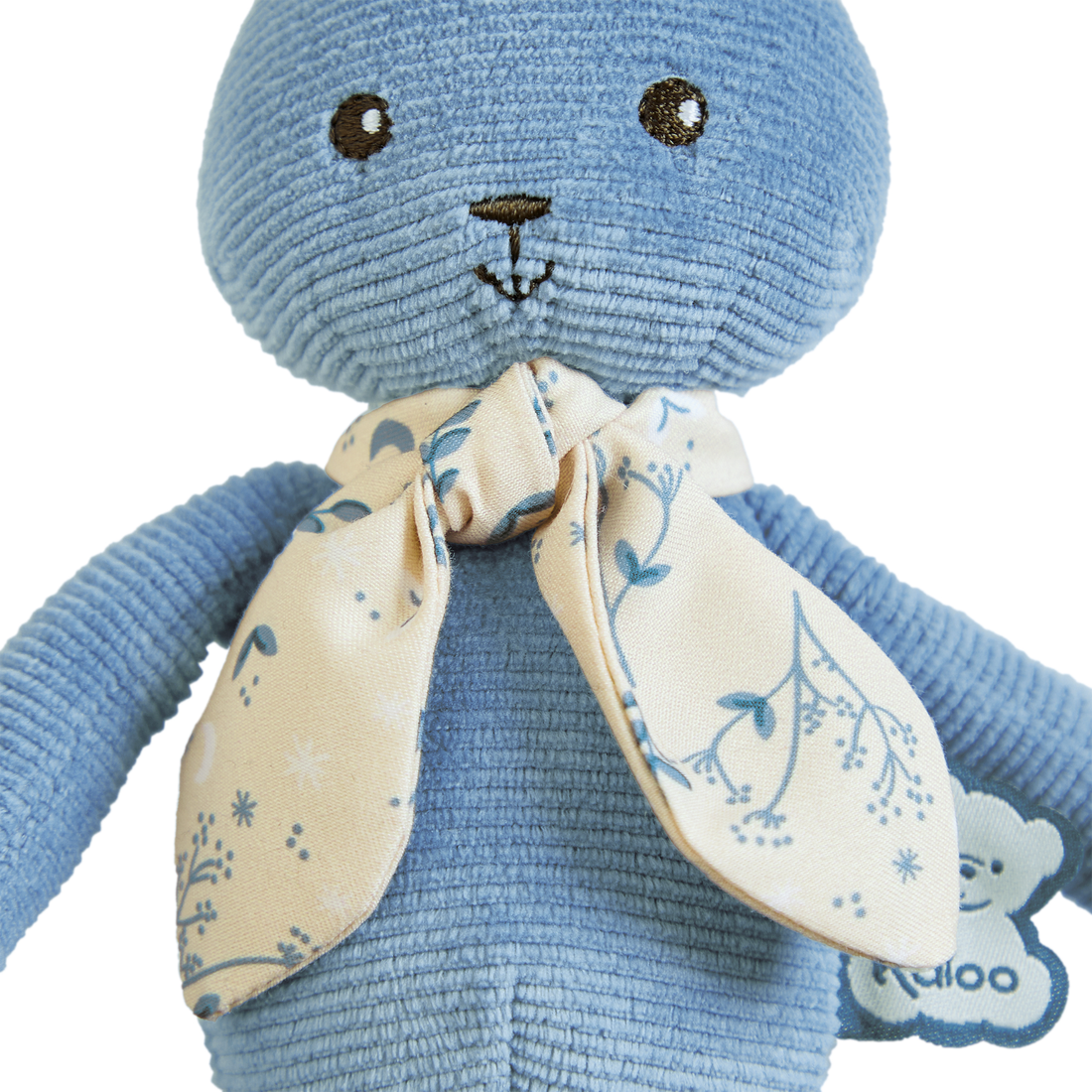 POUPÉE LAPIN HORIZON BLEU - 25 CM