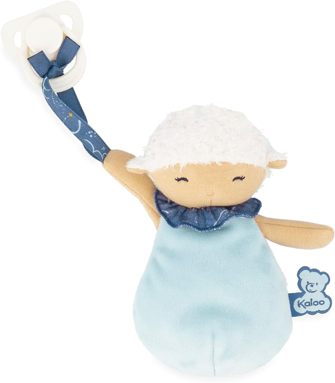 MES 3 DOUDOUS MOUTONS ATTACHE TETINES - 15 CM KALOO