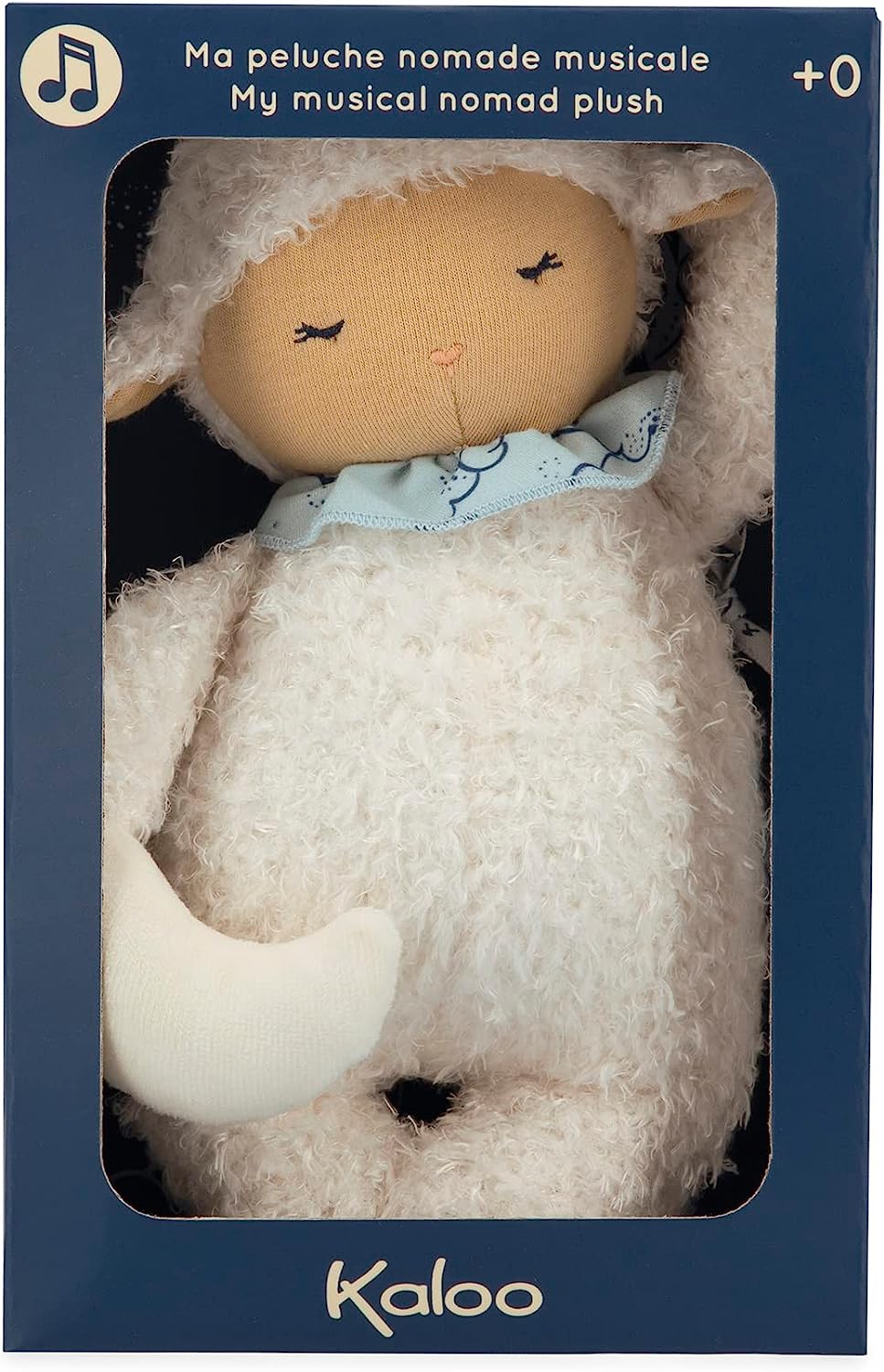 MA PELUCHE NOMADE MOUTON ENDORMI MUSICAL - 20 CM KALOO
