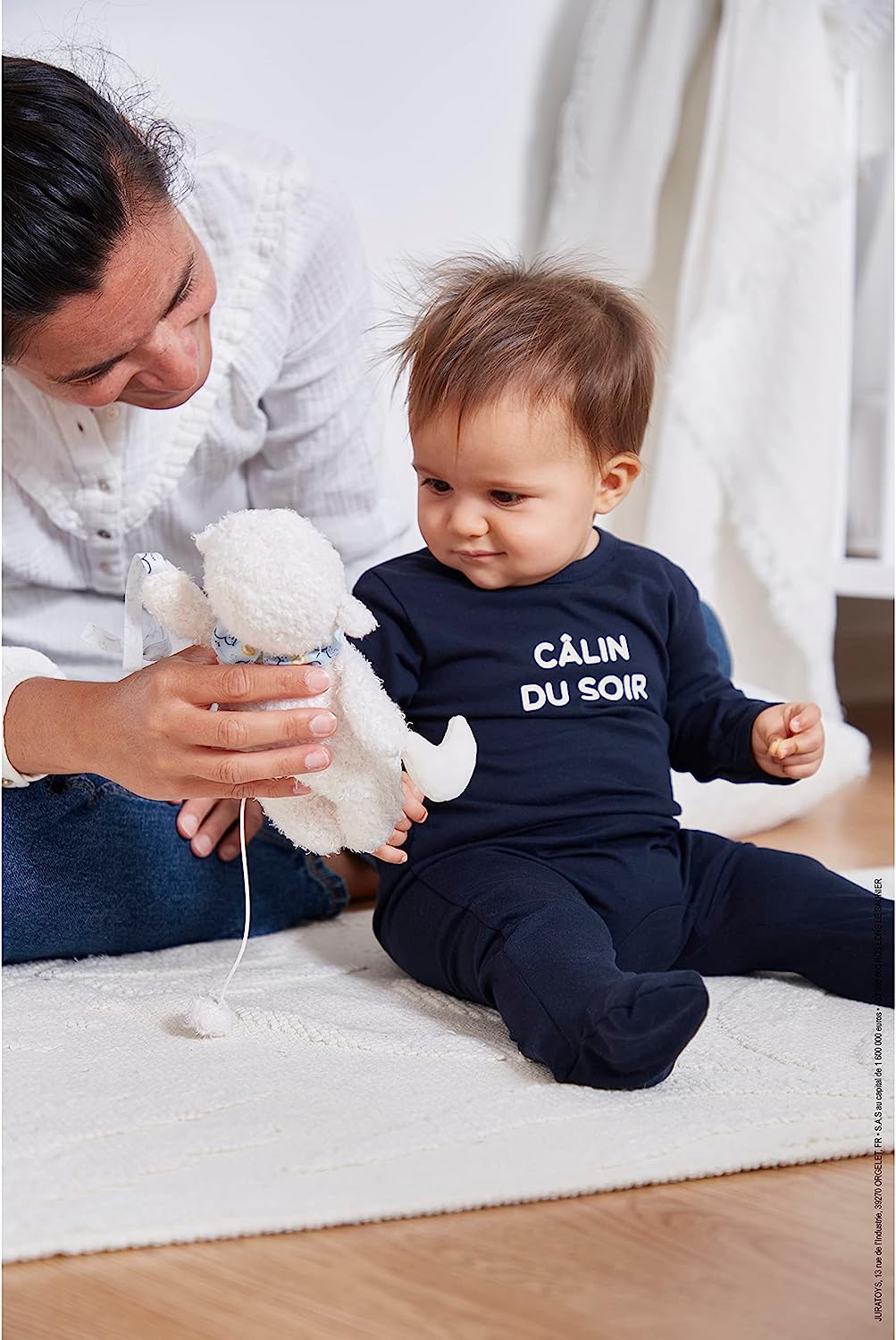 MA PELUCHE NOMADE MOUTON ENDORMI MUSICAL - 20 CM KALOO
