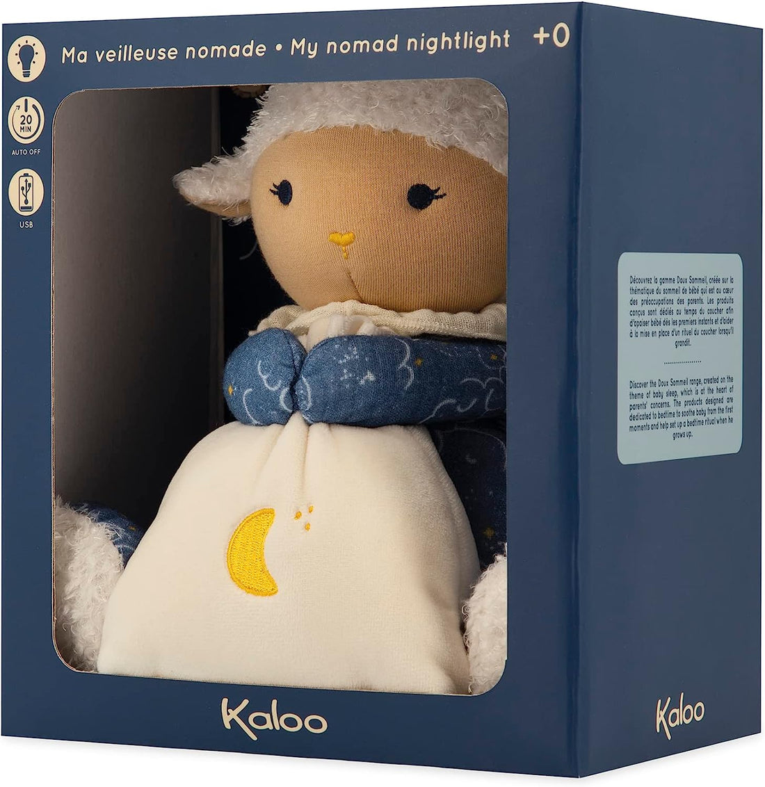 MA VEILLEUSE MOUTON NOMADE  - 20 CM KALOO