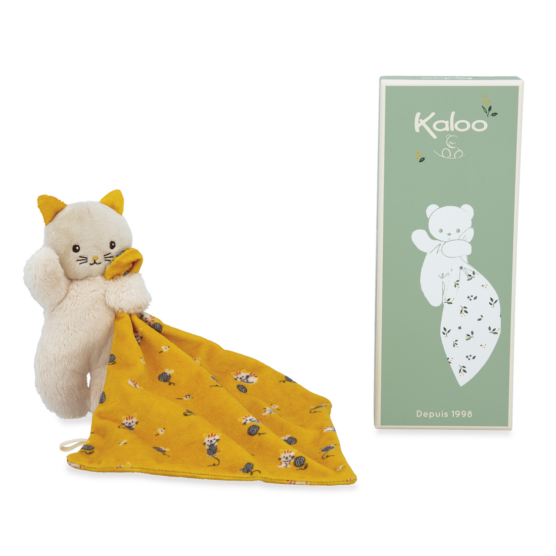 DOUDOU CHAT - JAUNE KALOO