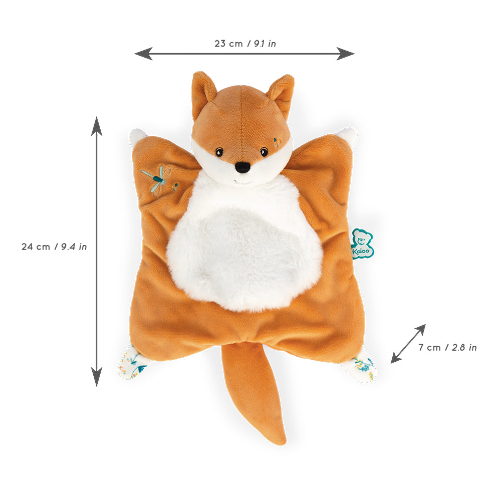 FRIPONS : DOUDOU CARRÉE LÉONARD LE RENARD KALOO
