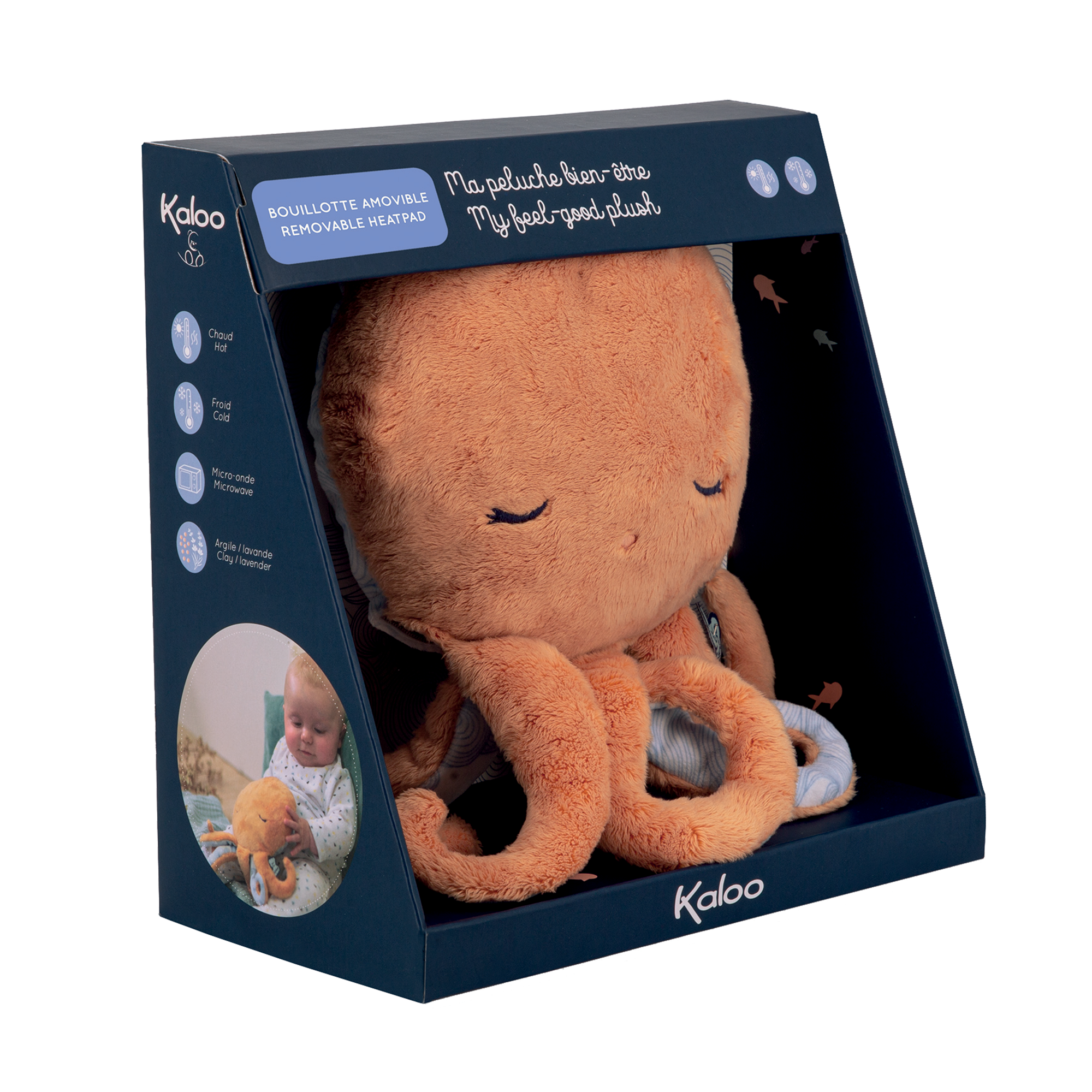 PELUCHE BIEN-ÊTRE - POULPE KALOO