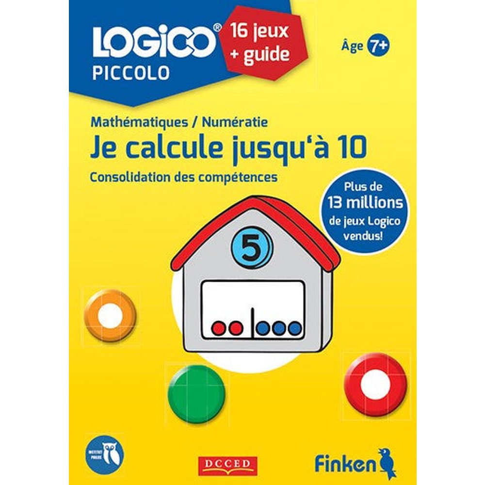 LOGICO PICCOLO, JE CALCULE JUSQU'À 10 (16 FICHES) DC CANADA EDUCATION PUBLISHING