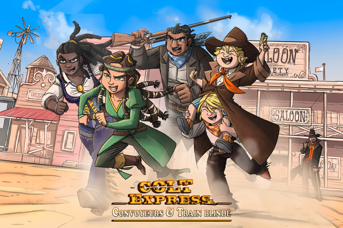 COLT EXPRESS : CONVOYEURS & TRAIN BLINDÉ LUDONAUTE