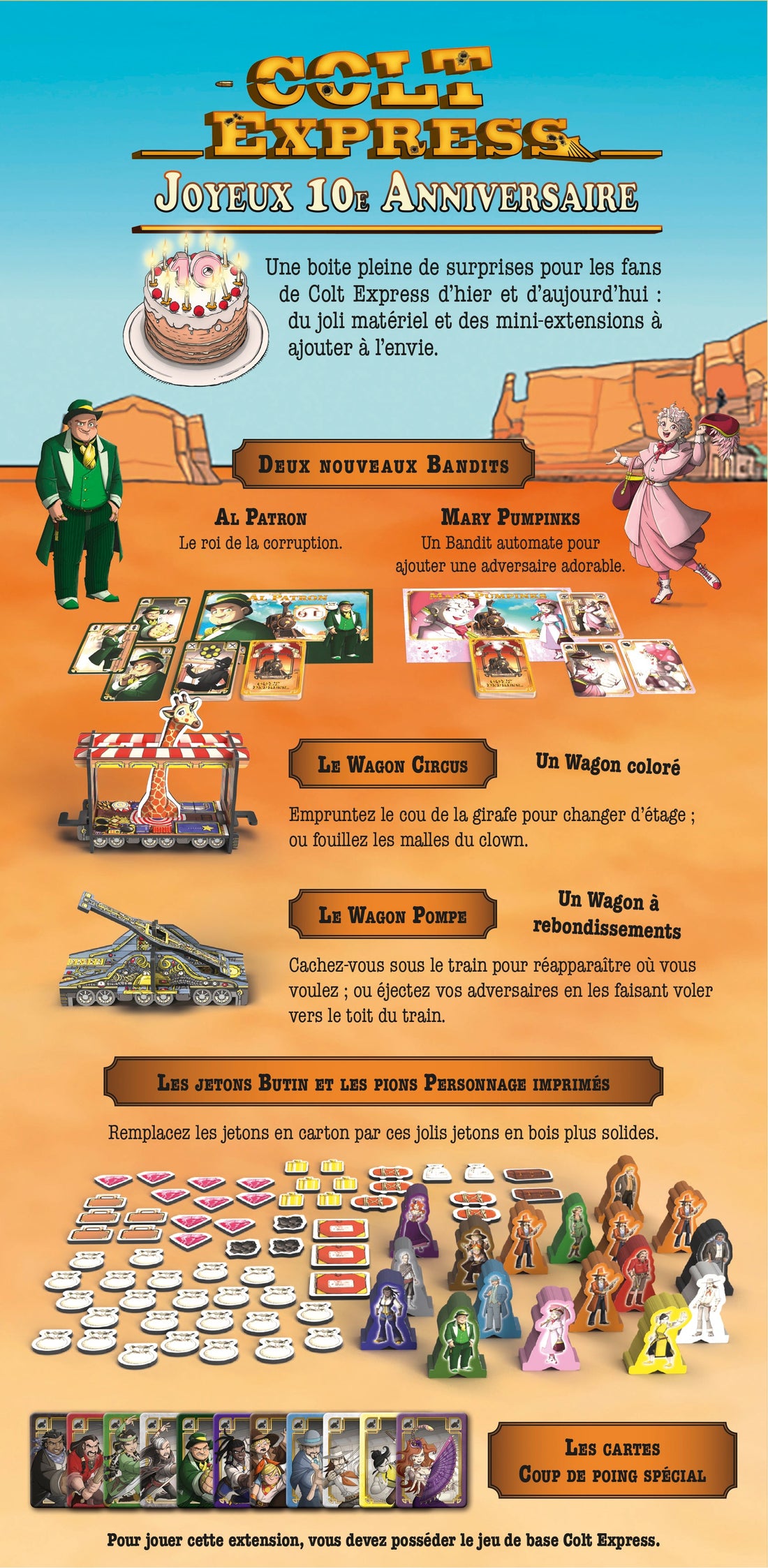 COLT EXPRESS - EXT. 10E ANNIVERSAIRE LUDONAUTE
