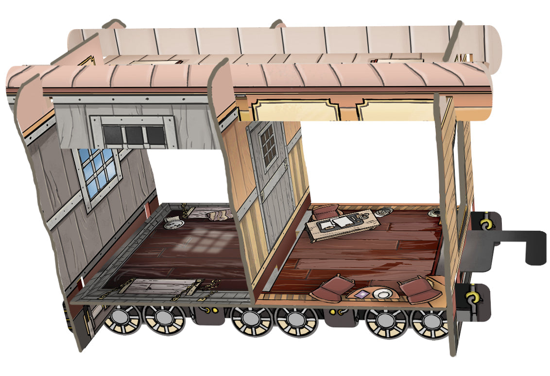 COLT EXPRESS: MARSHAL ET PRISONNIERS LUDONAUTE