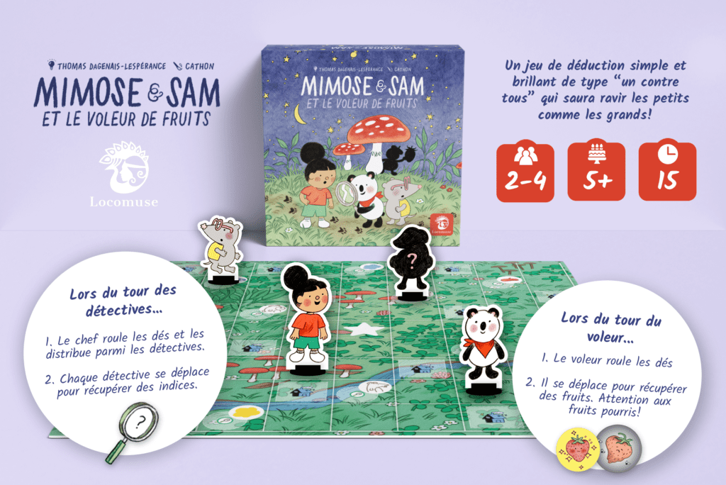 MIMOSE & SAM ET LE VOLEUR DE FRUITS LOCOMUSE