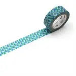 Ruban Washi 15mmx7m Tressage Fond Vt MT TAPES