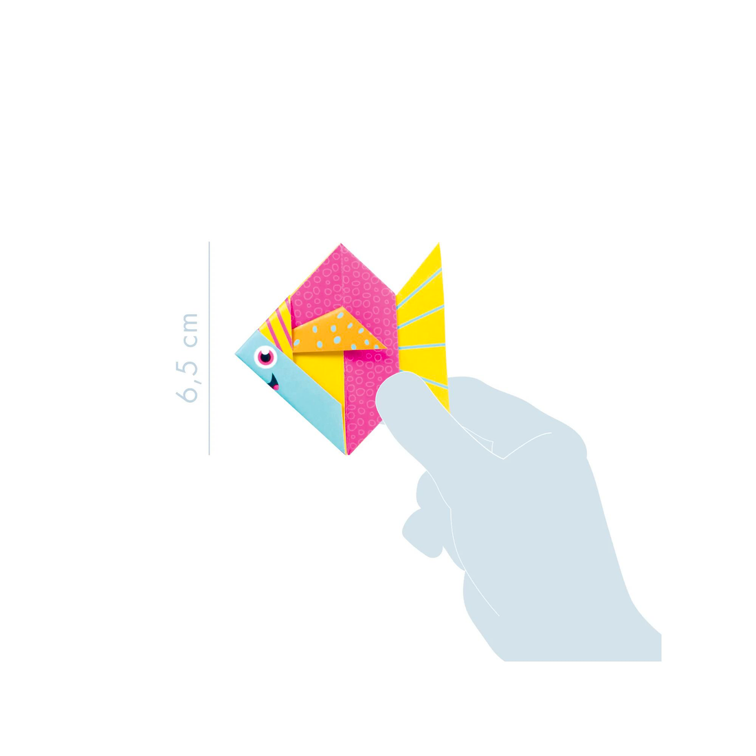 Papier My Little Origami Poisson 20 feuilles (12 x 12 cm) - MY MANDARINE