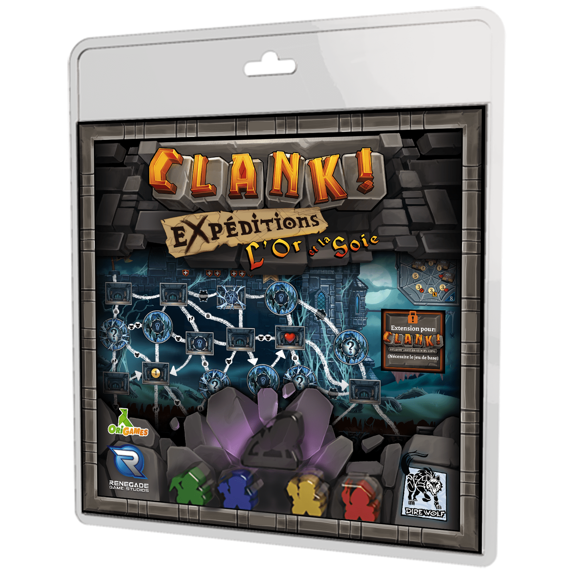 CLANK! EXPÉDITIONS - L'OR ET LA SOIE ORIGAMES