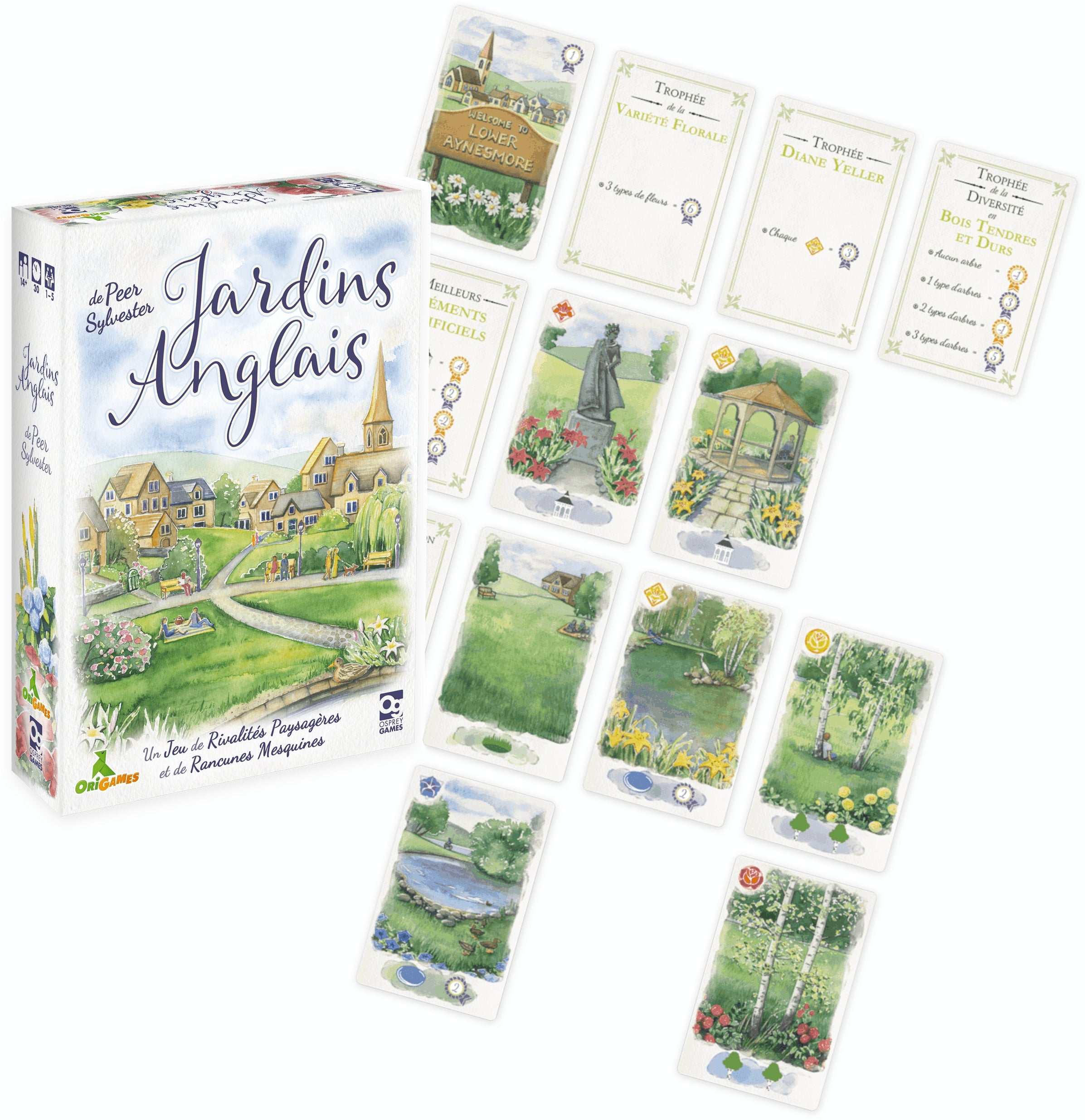 JARDINS ANGLAIS ORIGAMES