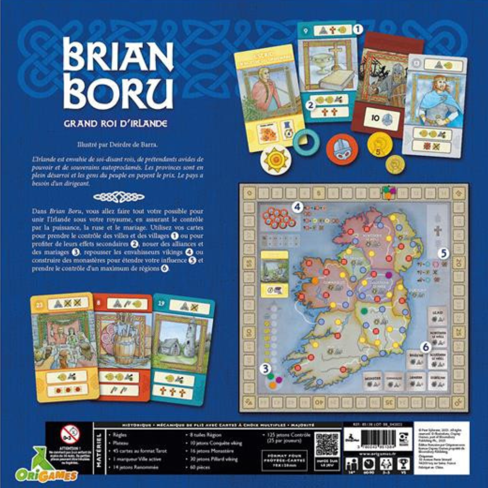 BRIAN BORU: HAUT ROI D'IRLANDE ORIGAMES