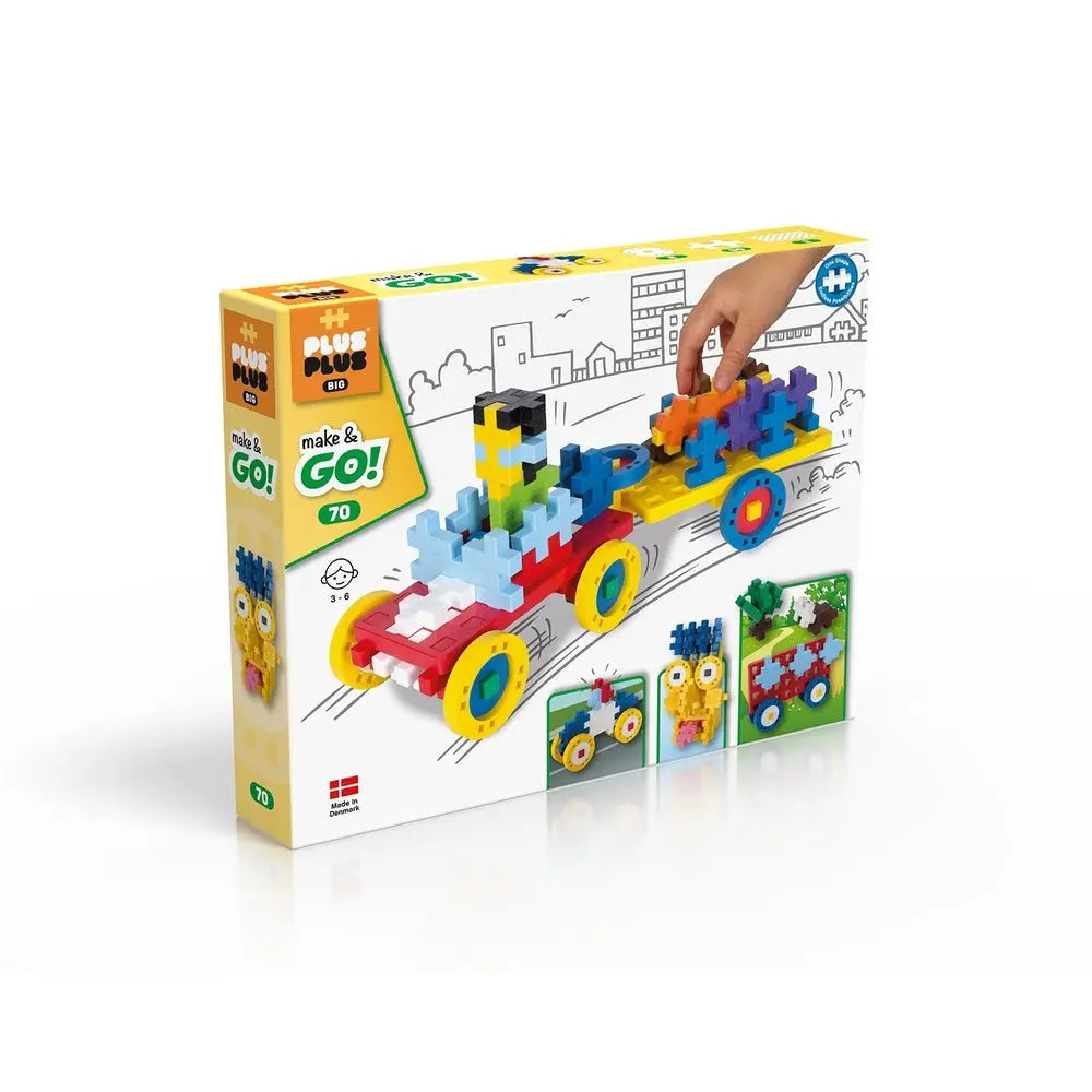 BIG - MAKE & GO! - 70pcs PLUS PLUS