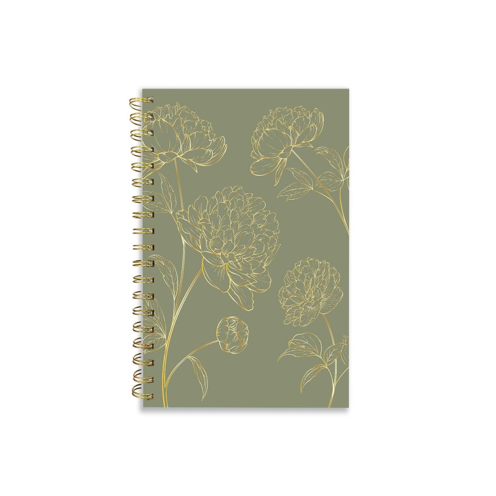 CAHIER DE NOTES - FLEURS DORÉES PBI LIVRES NOTES