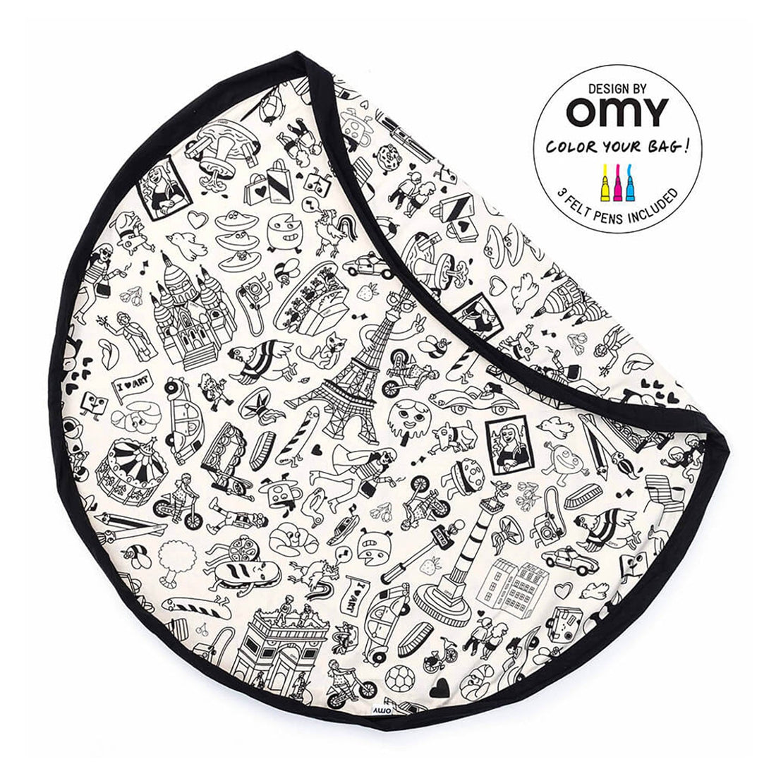 PARIS À COLORIER - 140 CM PLAY AND GO