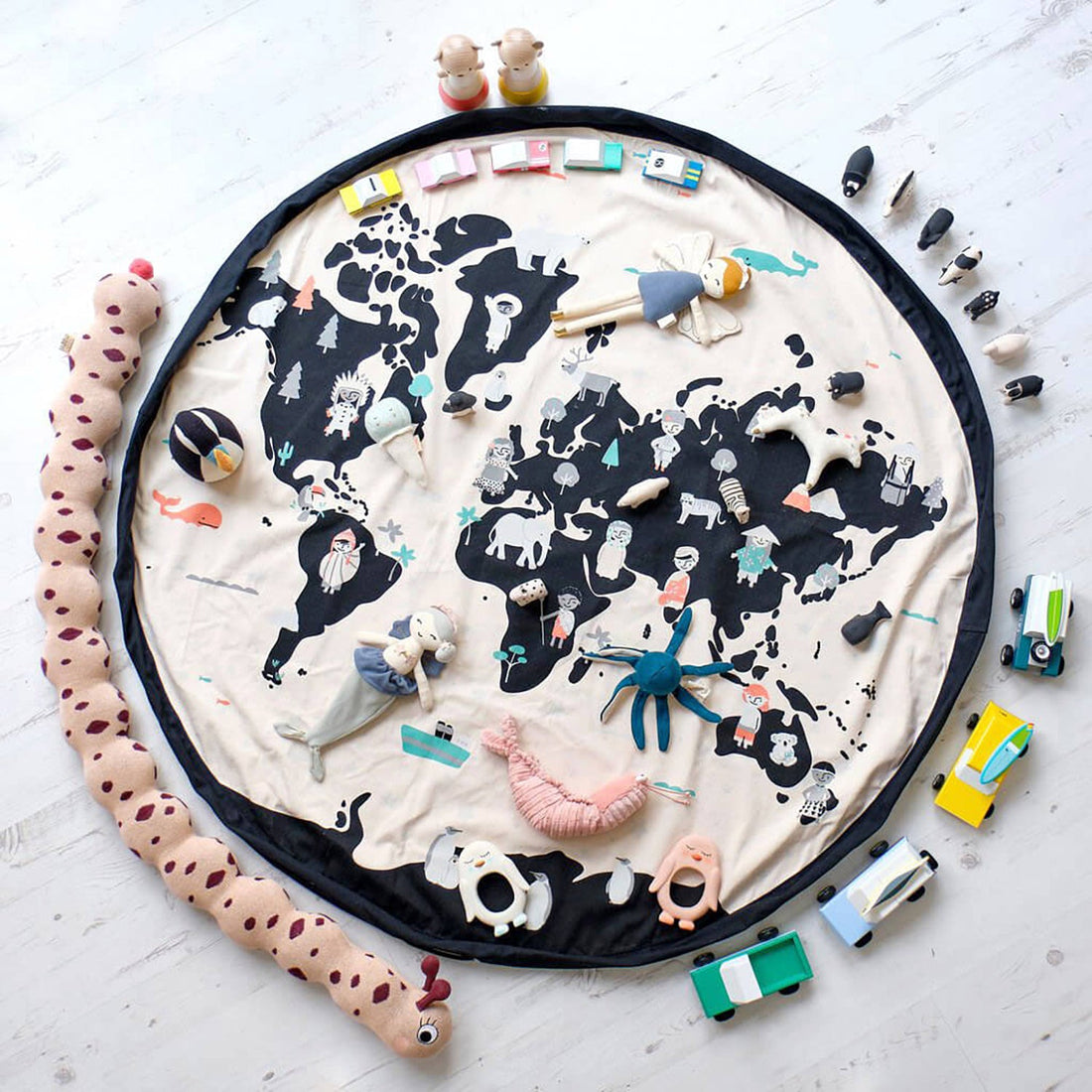 CARTE DU MONDE - 140 CM PLAY AND GO