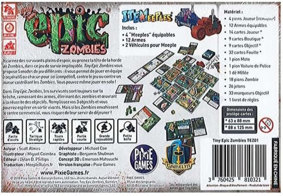 TINY EPIC : ZOMBIES (FR) PIXIE GAMES