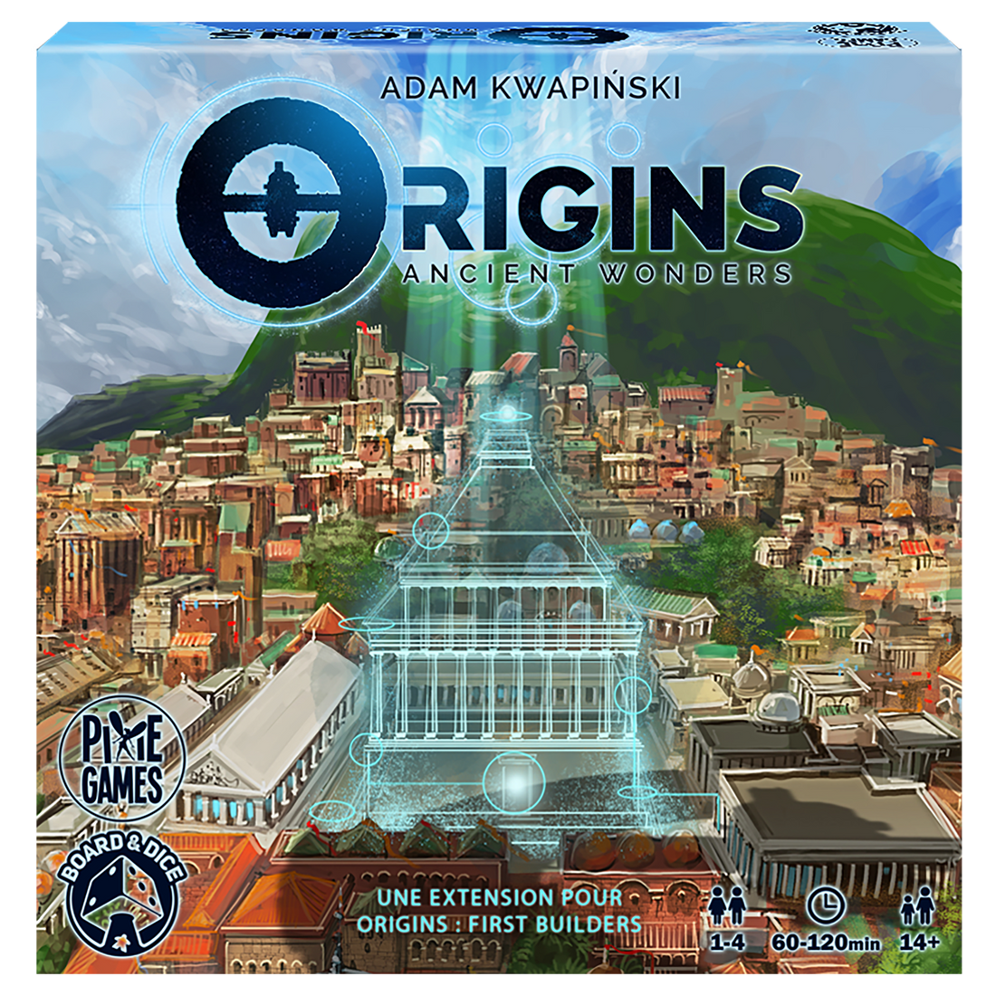 ORIGINS : FIRST BUILDERS - EXT. ANCIENT WONDERS (FR) PIXIE GAMES