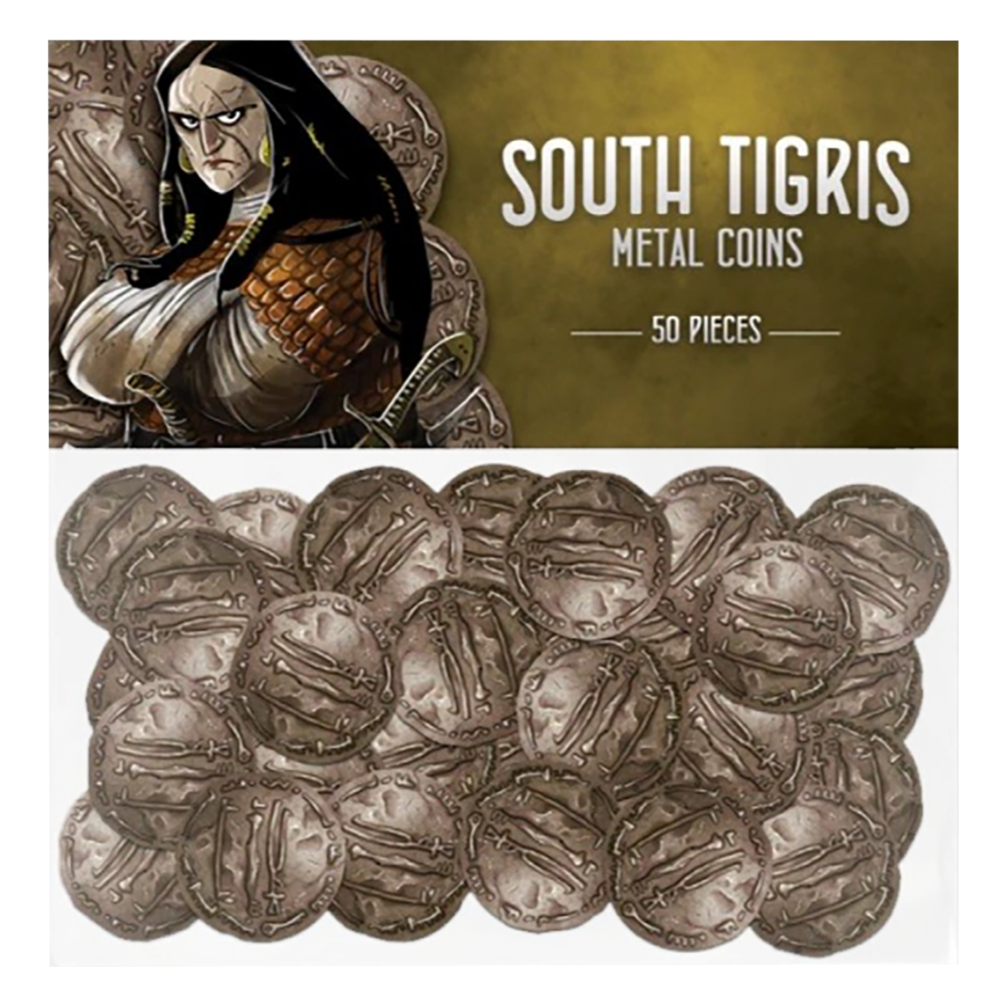 VOYAGEURS DU TIGRE DU SUD - PIÈCES MÉTAL PIXIE GAMES